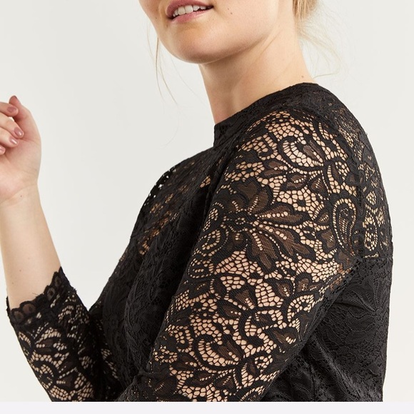 Reitmans Plus Size Bodycon Lace Dress - Picture 5 of 10